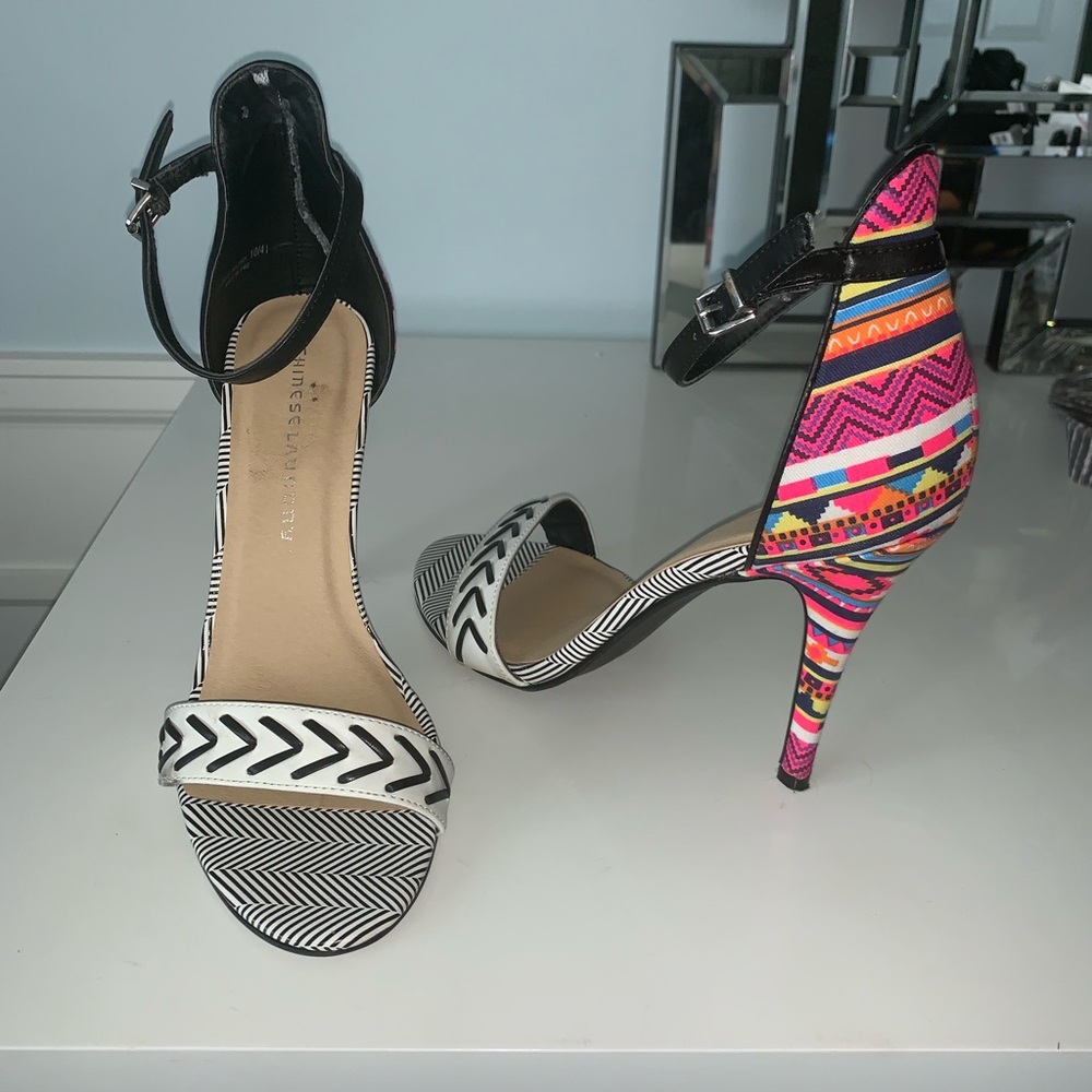 Chinese laundry ankle strap heel